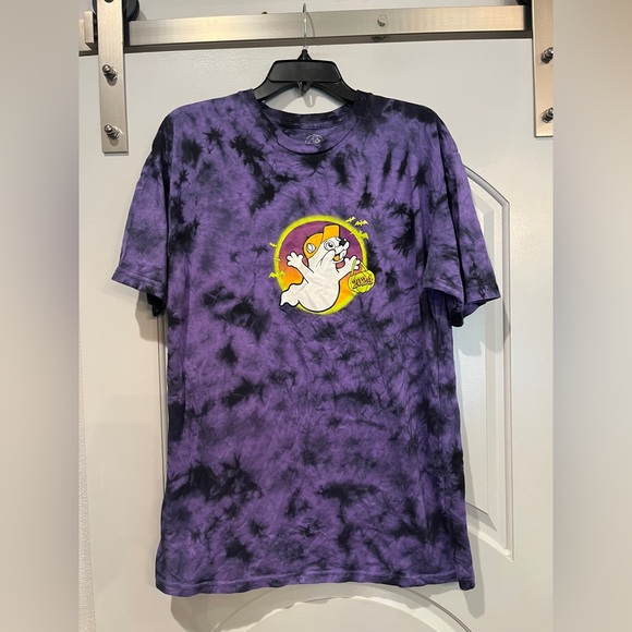 BUC-EE'S Other - Buc-ees Purple & Black Tie-Dye Halloween 2024 Ghost Graphic Tee. Collectible